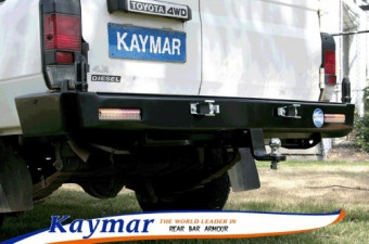 Задній захисний бампер KAYMAR з двома штоками NISSAN Patrol Y61 04+ K3550 - Фото 0