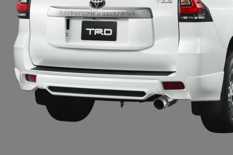 Накладка заднего бампера под покраску TRD для Toyota LC150 17+ MS343-60004-NP